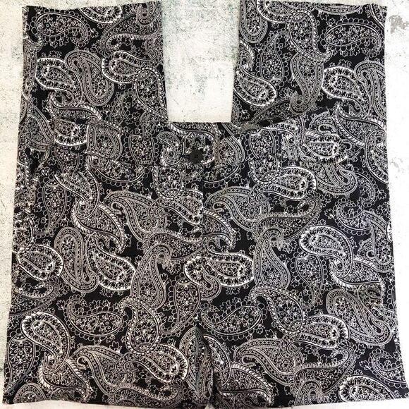 Jones New York Stretch Paisley Print Pants -Size 4 - Picture 3 of 6